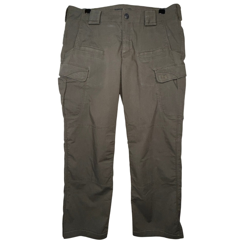 5.11 Tactical Women's Olive Green Lightweight Cargo Pants Size 12 Regular